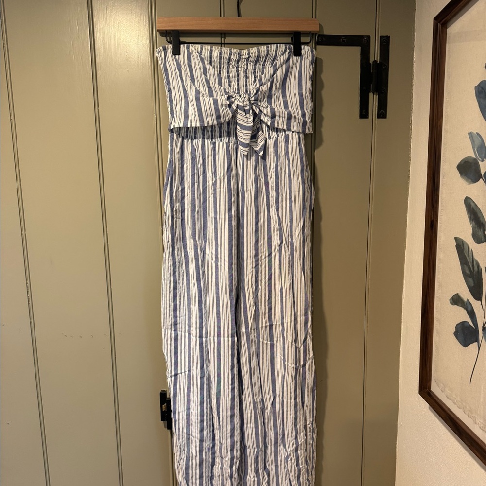 Hyfve Womens striped jumpsuit size M